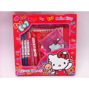   licensed Hello Kitty Sanrio Cutie School Supplies Value Pack Set   Red