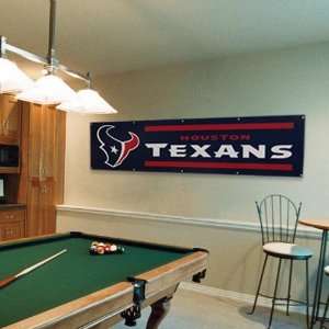  NFL Houston Texans Navy Blue 8 x 2 Banner Sports 