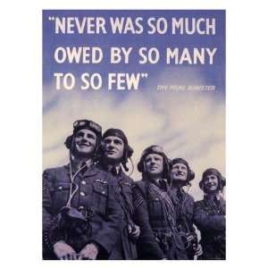  Was So Much, Churchill Quote   War Print   40x30cm