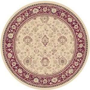   Rugs   Ancient Garden   53123 118 Area Rug   53 Round   Ivory