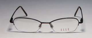 NEW ELLE 18706 51 17 135 VISION CARE BLACK/RED EYEGLASSES/GLASSES 