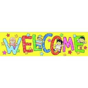  Eureka Classroom Banner, Star Students Welcome, 12 x 45 