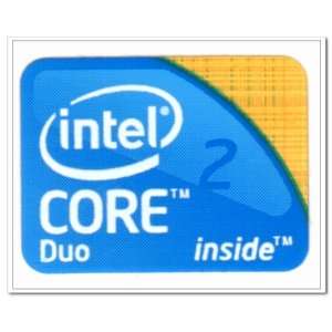 Intel CORE 2 Duo Logo Stickers Badge for Laptop and Desktop Case  N