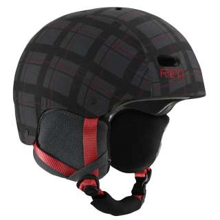 RED Burton Helm Trace plaid print 2012 Gr. XL (61 63cm) 9009003554597 