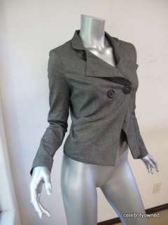 Mason Gray Double Breasted Long Sleeve Jacket 2  