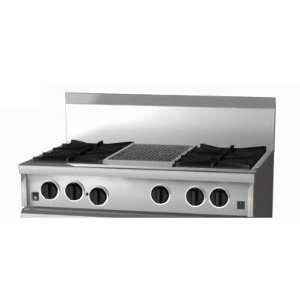   Cooktop Natural Gas Cooktop With Charbroiler, 36 Inch   RGTNB