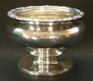 Hayne & Carter English Rococo Antique Sterling Silver Wine Sauce Bowl 