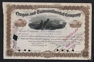 Oregon and Transcontinental Company   1890   DEKO  