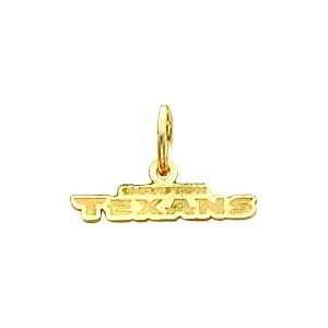  14K Gold NFL Houston Texans Charm Jewelry
