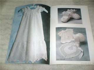 Annies Attic Crochet ANTIQUE BABY LAYETTE Pattern Book  