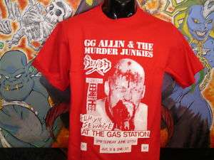 GG Allin & The Murder Junkies Final shirt Antiseen  