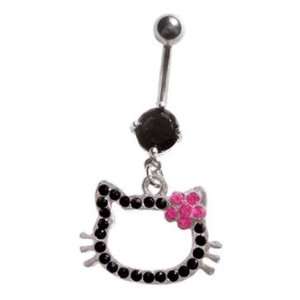   Unique dangle Belly navel Ring piercing bar body jewelry 14g Jewelry