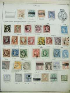 Spain Stamps Early Collection  
