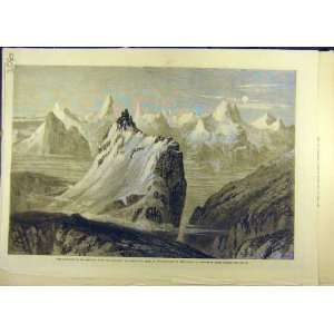    Oberland Mountain Faulhorn Smith Fine Art Old Print