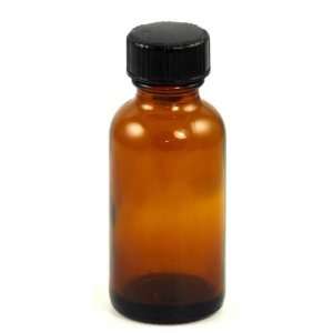  3 Pack Amber Bottle with Cap 1 oz