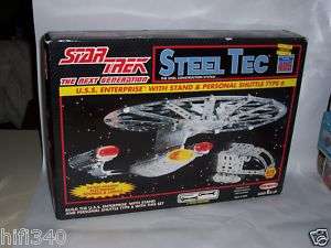 Star Trek USS Enterprise Steel Tec Model kit Remco  