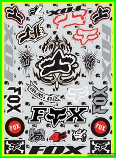 24 x Original Fox Racing Aufkleber Sticker Motocross  