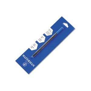  Refill for Waterman Roller Ball Pens, Fine, Blue Ink