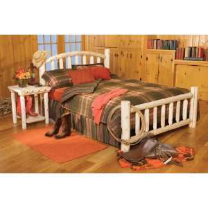  Rustic Natural Cedar 438C Arched Log Queen Bed Furniture & Decor