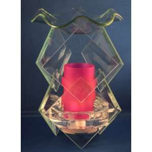  Glass Double Diamond Electric Oil Warmer 