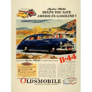  1941 Ad Oldsmobile General Motor Division Hydra matic Blue 