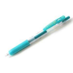  Zebra Sarasa Push Clip Gel Ink Pen   0.7 mm   Blue Green 