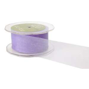    May Arts 1 Inch Wide Ribbon, Lavender Sheer Arts, Crafts & Sewing