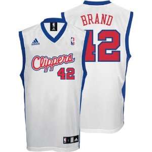  Brand Jersey adidas White Replica #42 Los Angeles Clippers Jersey 