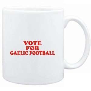 Mug White  VOTE FOR Gaelic Football  Sports  Sports 