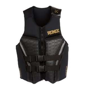  Ronix Covert CGA Wakeboard Vest Black/Gold Mens Sports 