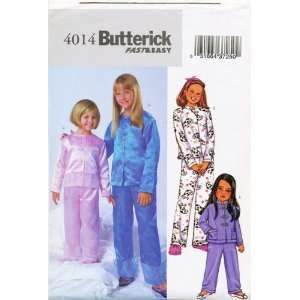   4014 Girls Pajama Tops & Bottoms, Size 7 8 10 Arts, Crafts & Sewing