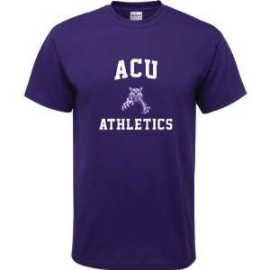  Abilene Christian Wildcats Purple Youth Athletics Arch T 