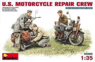 MiniArt 35101 U.S. Motorcycle repair crew 1/35  