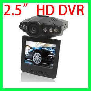 LCD HD portable Car DVR Video Recorder Camcorder 6 IR Led  