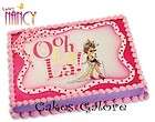 Fancy Nancy Ooh La La Edible Image Cake Topper LUCKS Allergen Free