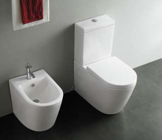 Modern Toilet Two Piece Dual Flush Eco Friendly 27.6  