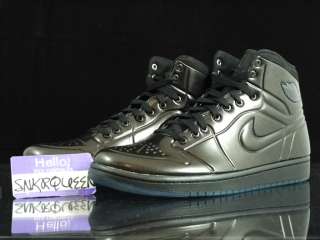 414823 002 Nike Air Jordan 1 I Foamposite Blck SZ 9 12  