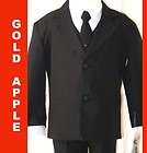 New Boy Tuxedo Set Formal Suit, Sz S, M, L, XL, 3T