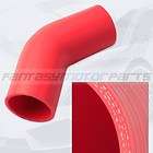 UNIVERSAL RED 2.36 3 PLY 45 DEGREE ELBOW SILICONE HOSE COUPLER TURBO 