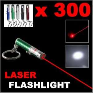 300 Wholesale Lot Laser Pointer 2 in 1 LED Flashlight  
