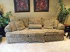   Fleur De Lis Design Couch with matching Chair and a Half and Ottoman