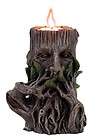speak no evil greenman candleholder statue figuirne home decor 