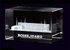 NEW Beautiful Laser Engraved Boise Temple Crystal Cube