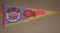 1995 Super Bowl XXIX 49ers NFC Champs Football Pennant  