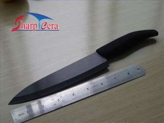 black Ceramic blade chefs knives black ABS handle