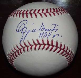 Ozzie Smith Autograph Baseball Inscribed HOF 02 COA  