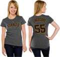   Lincecum San Francisco Giants Womens Off Field Victory Black T Shirt