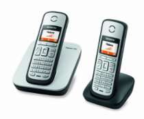 Gigaset C380 Duo ECO schnurlostelefon mit zusätzlichem Mobilteil (3 