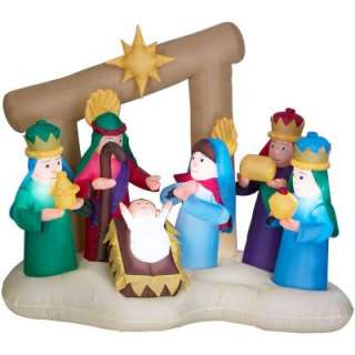 Home Accents Holiday 4 ft. Airblown Nativity 83590 