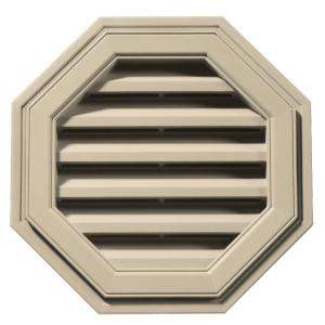 Builders Edge 18 In. Octagon Gable Vent #049 Almond 120011818049 at 